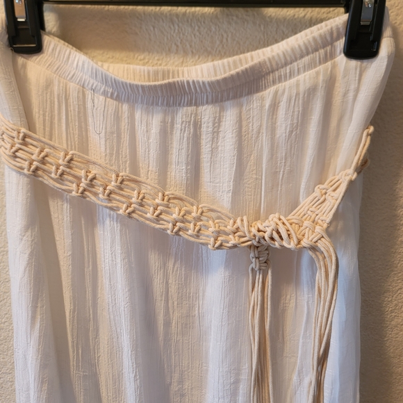 Alyx White Maxi Skirt with Braided Belt - Picture 3 of 5